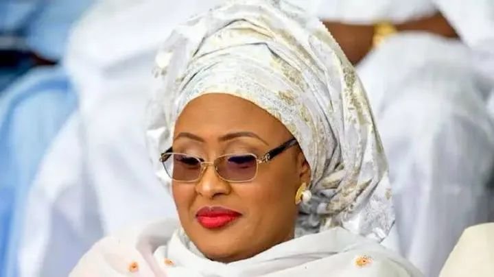Aisha Buhari attends first anniversary remembrance of late ex-President Buhari in Abuja!