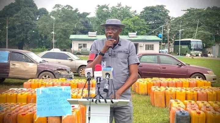 Customs Auctions 20,500 Litres of Intercepted Petrol in Lagos, Intensifies Crackdown on Fuel Smuggling!