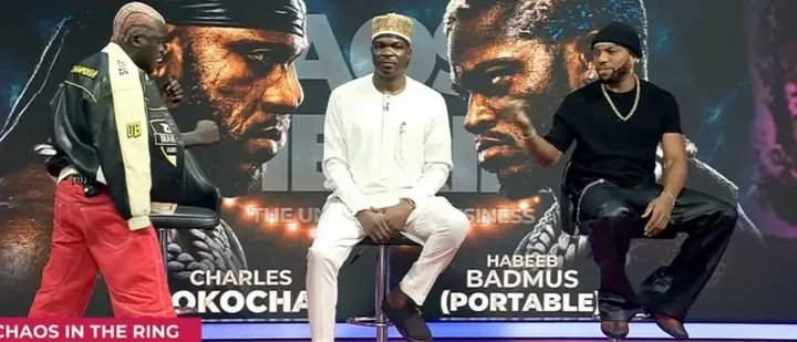 Okocha, Portable Set for Explosive ‘Chaos in the Ring’ Rematch Today as Celebrity Feud Reaches Boiling Point!