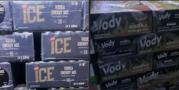NAFDAC Issues Nationwide Alert Over Banned Alcoholic Energy Drinks Seized in Ghana!