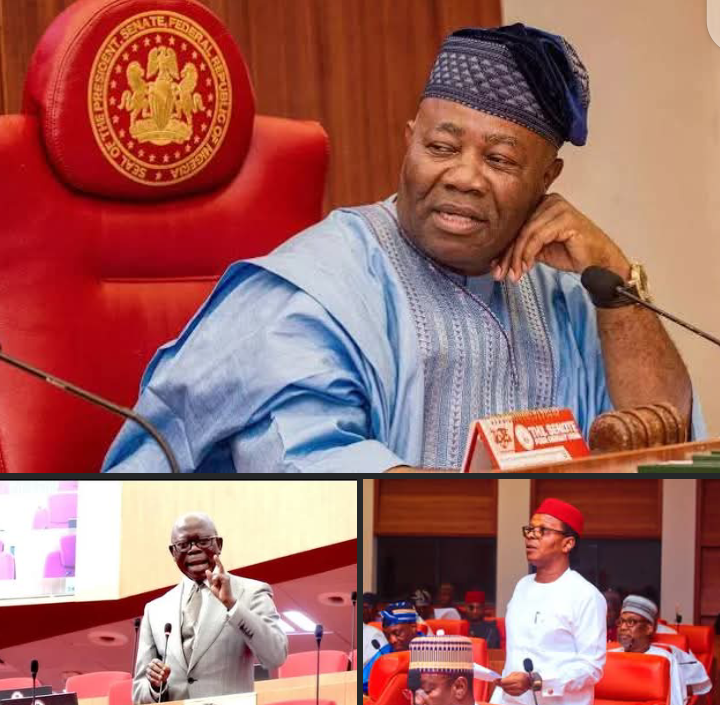 Follow Senate Rules and Lead by Example: Akpabio Rebukes Ndubueze, Oshiomhole During Plenary Over Procedural Breach!