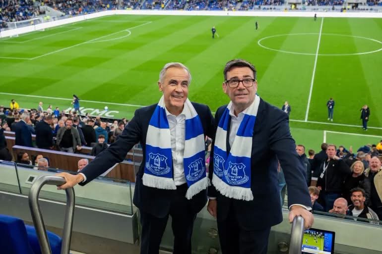 Canadian Prime Minister Mark Carney and British Prime Minister Andy Burnham during their September 16, 2026 meeting in Liverpool.