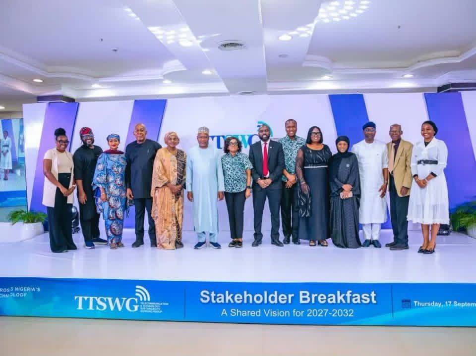 Telecoms and technology stakeholders at a strategy meeting in Abuja discussing Nigeria’s proposed National Telecom Sustainability Index and sustainable telecommunications framework.