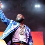 Davido performing as the Nigerian Afrobeats star prepares for his three-night Oriadè residency at the National Theatre in Lagos.
