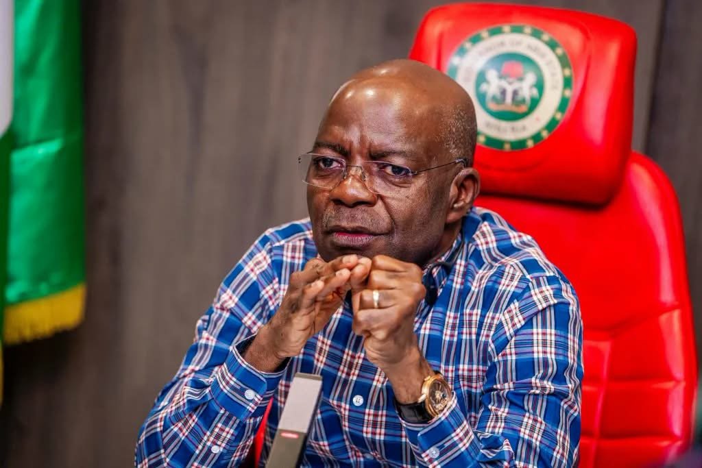 Abia State Governor Alex Otti with President Bola Ahmed Tinubu during an official engagement amid political discussions ahead of the 2027 elections.