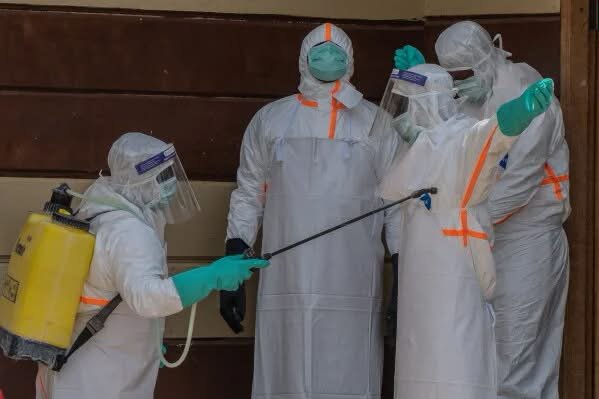 Health workers respond to the Ebola outbreak in the Democratic Republic of the Congo as cases spread across 63 health zones.
