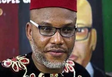 Nnamdi Kanu, leader of IPOB, whose 59th birthday was celebrated by his younger brother Emmanuel Kanu amid his ongoing appeal against a life sentence.