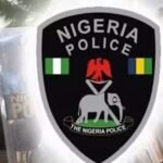 Nigerian police officers conducting a security operation in Rivers State during efforts to combat kidnapping and other crimes.