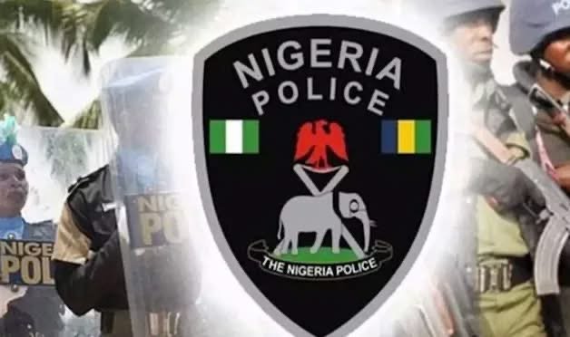 Nigerian police officers conducting a security operation in Rivers State during efforts to combat kidnapping and other crimes.