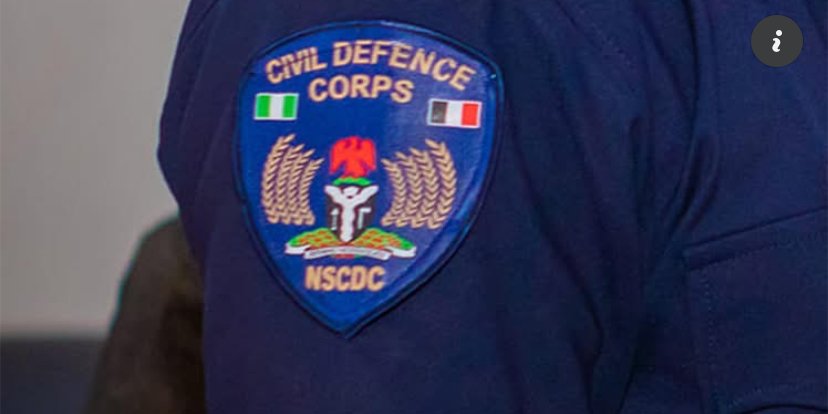 Nigeria Security and Civil Defence Corps personnel during security operations amid an investigation into deaths in NSCDC custody.