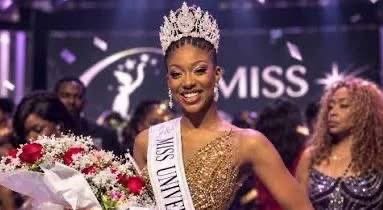 Danielle Adewusi, Miss Universe Nigeria 2026, during the national pageant finale in Lagos.