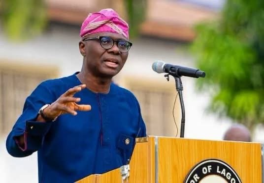 Lagos State Governor Babajide Sanwo-Olu meeting security chiefs to discuss security preparations ahead of the festive season.