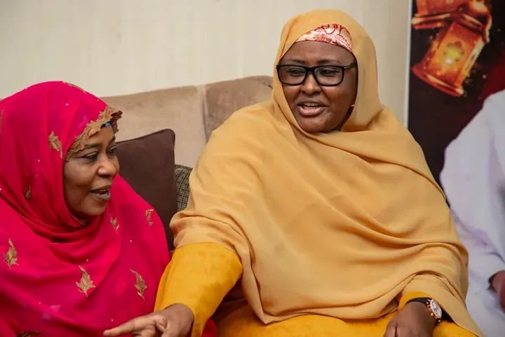 Aisha Buhari visits former Vice-President Atiku Abubakar in Abuja during a meeting ahead of Nigeria’s 2027 political season.