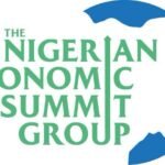 Nigerian Economic Summit Group officials discussing investment, job creation and economic growth in Nigeria.