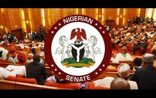 President Bola Tinubu addressing officials as Nigeria seeks Senate approval for a National Research and Development Fund.