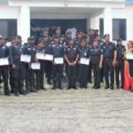 Ogun State Commissioner of Police Bode Ojajuni with 39 serving and retired officers honoured for distinguished service in Abeokuta.