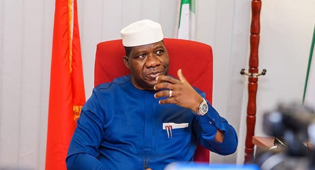 Senate Leader Opeyemi Bamidele speaking about political conduct and national unity ahead of Nigeria’s 2027 elections.