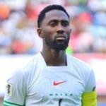 Nigeria midfielder and Super Eagles captain Wilfred Ndidi during an international football match.