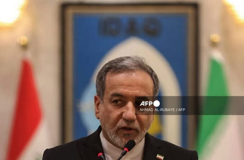 Iranian Foreign Minister Abbas Araghchi speaking to foreign diplomats in Tehran about negotiations and the conflict with the United States.