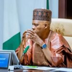 Vice President Kashim Shettima at the launch of the Nigeria for Women Programme Community Investment Fund in Katsina State.