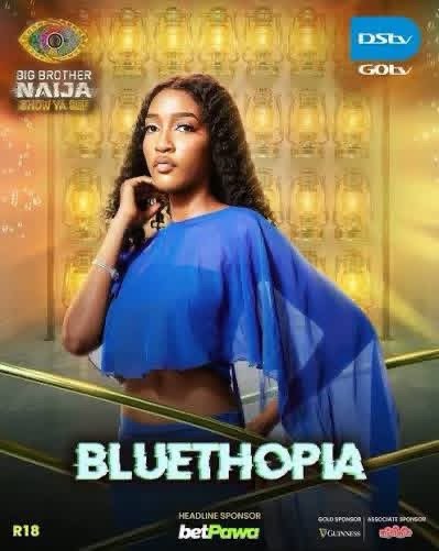 Bluethopia during the Big Brother Naija Season 11 grand finale after finishing as third runner-up.