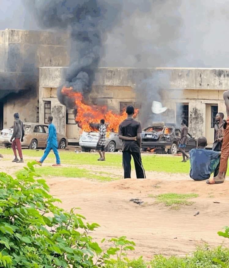 Nigerian business district illustrating the economic risks companies face from political instability, insecurity and gaps in insurance coverage.