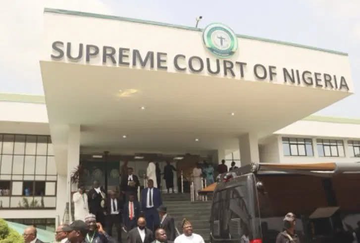 Supreme Court of Nigeria building representing the court ruling that restored key Electoral Act provisions and the resulting questions over 2027 candidate nominations.