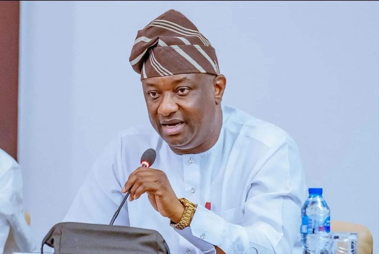 Aviation Minister Festus Keyamo speaking about federal government investment in Nigerian airport infrastructure at Aero Contractors anniversary in Lagos