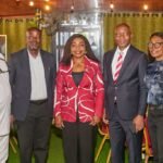 Consolidated Hallmark Insurance and CHI Life Assurance executives with insurance brokers during a professional brokers forum in Ibadan, Nigeria.