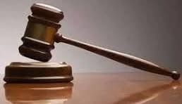 Court gavel representing the Gombe State High Court proceedings in a reported armed robbery and murder case resulting in two death sentences.