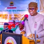 Ekiti State Governor Biodun Oyebanji at a thanksgiving programme ahead of his second-term inauguration, where he pledged more impactful governance and attributed his political journey to God’s grace.