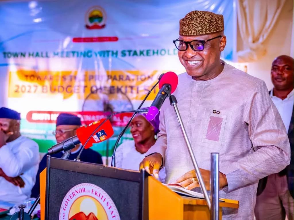 Ekiti State Governor Biodun Oyebanji at a thanksgiving programme ahead of his second-term inauguration, where he pledged more impactful governance and attributed his political journey to God’s grace.