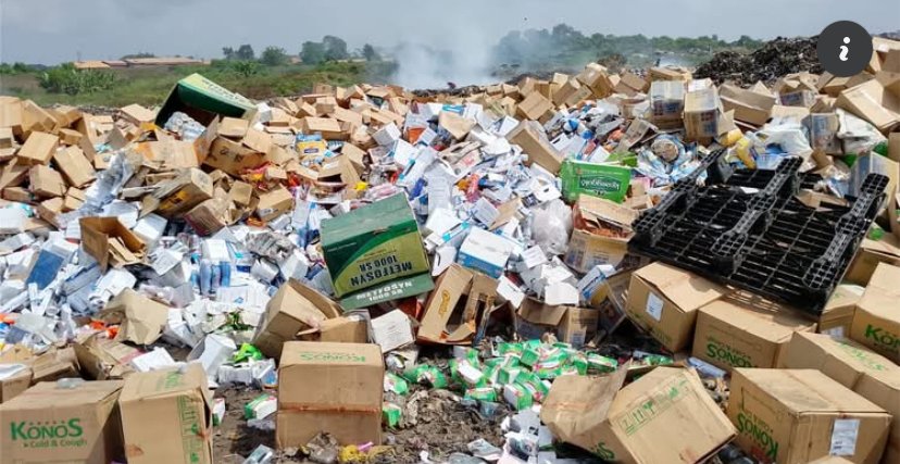 Pharmaceutical medicines displayed at a pharmacy in Nigeria amid calls for tougher penalties against counterfeit drug manufacturers and sellers.