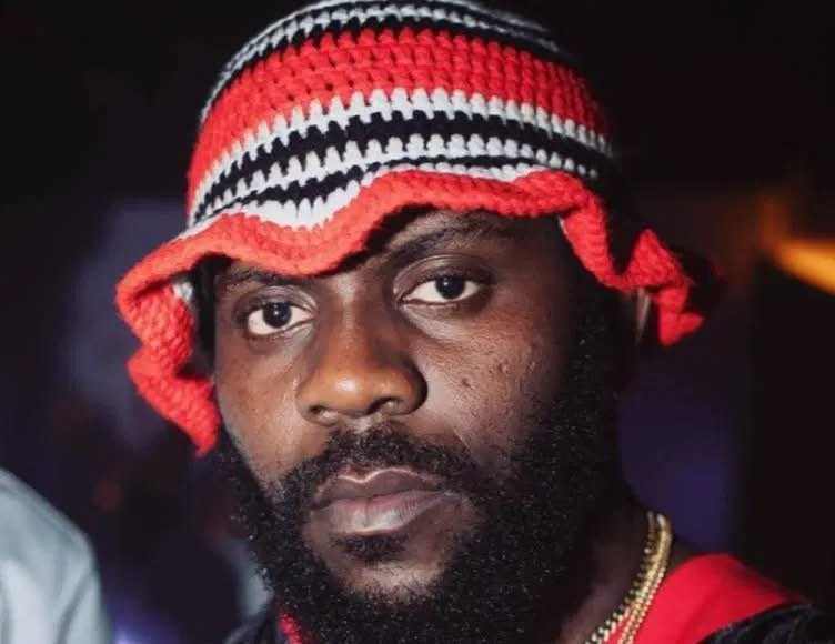 Nigerian rapper Odumodublvck, also known as Tochukwu Ojogwu, in a photograph accompanying a report on his ongoing court case.