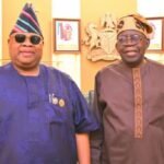 Osun Governor Ademola Adeleke and Accord Party legislative candidates backing Bola Tinubu’s 2027 presidential re-election bid.