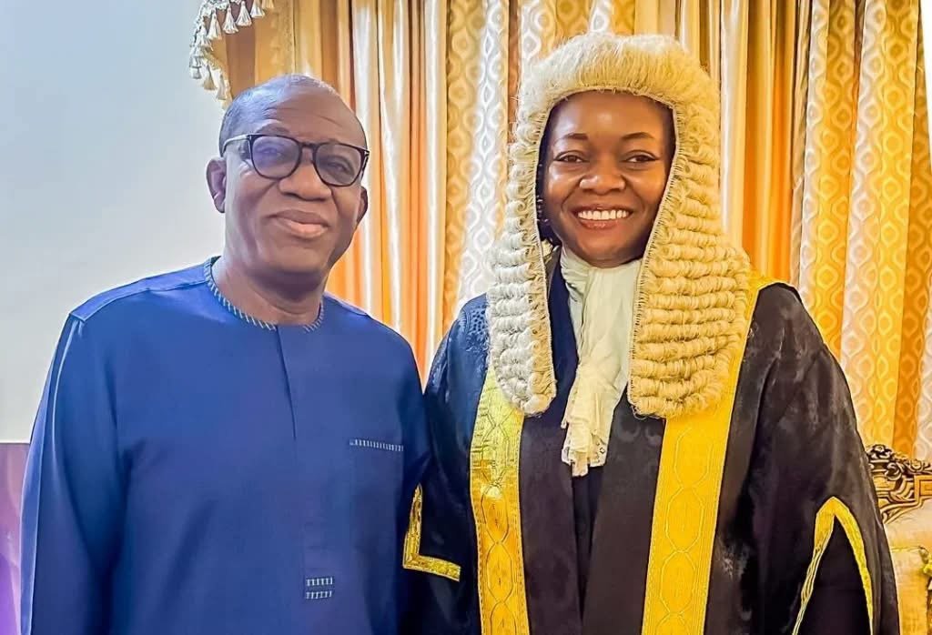 Olamide Mojigbotoluwa Ehinfun-Adekunle, the lawyer recognised as Nigeria’s youngest female Senior Advocate of Nigeria at 40, congratulated by former Ekiti Governor Kayode Fayemi.