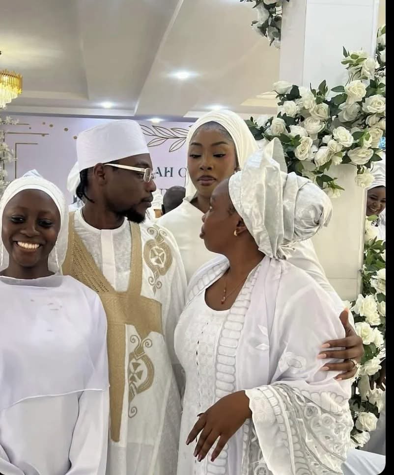 Nigerian singer L.A.X and his wife Ella celebrate their Nikkah ceremony following their civil wedding in Malta.