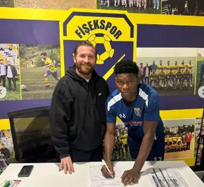 Kehinde Ozein Hamzat, LASU graduate and Nigerian footballer reportedly joining Turkish club Fişekspor.