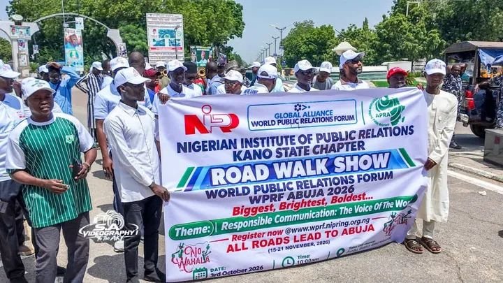 Kano State Government officials and NIPR representatives during an engagement on plans for a permanent NIPR secretariat and WPRF 2026.