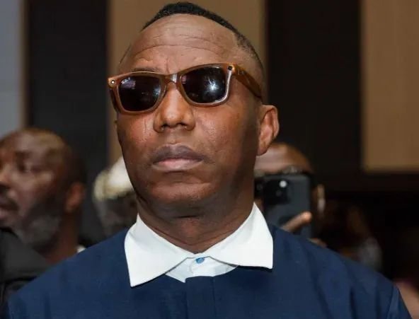 Omoyele Sowore, African Action Congress presidential candidate, during political activities ahead of Nigeria's 2027 election.